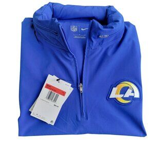 NWT Nike Los Angeles Rams On Field Short Sleeve Windbreaker Size L